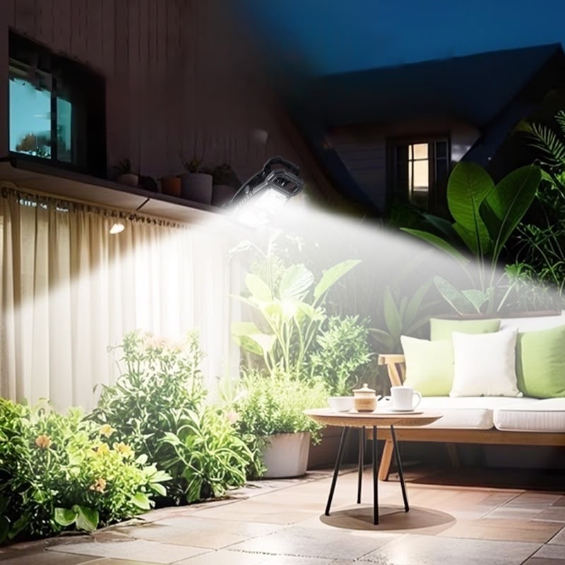 ☀️ Lámpara Solar con Clip y Sensor de Movimiento 💡