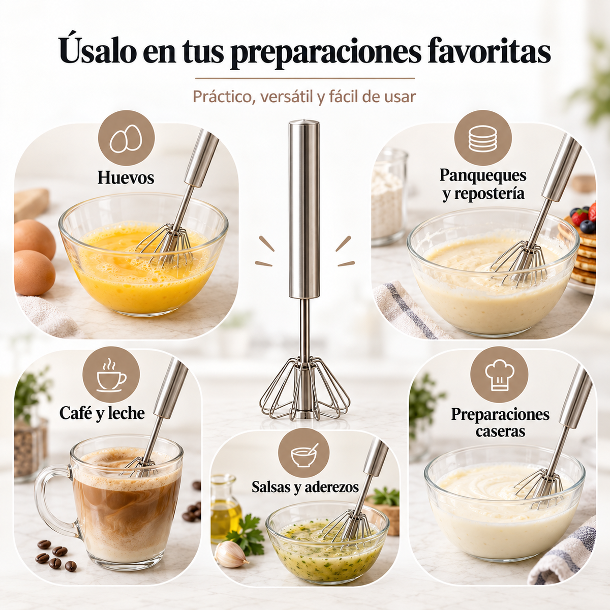 GiroMix™ ¡Haz tus mezclas más rápido y con menos esfuerzo! Oferta 2x1