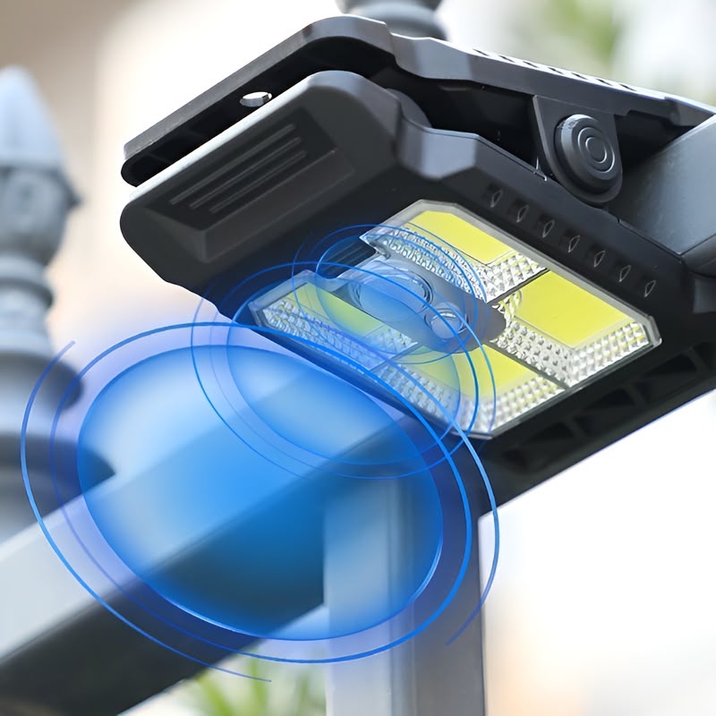 ☀️ Lámpara Solar con Clip y Sensor de Movimiento 💡