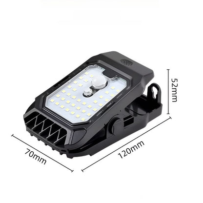 ☀️ Lámpara Solar con Clip y Sensor de Movimiento 💡