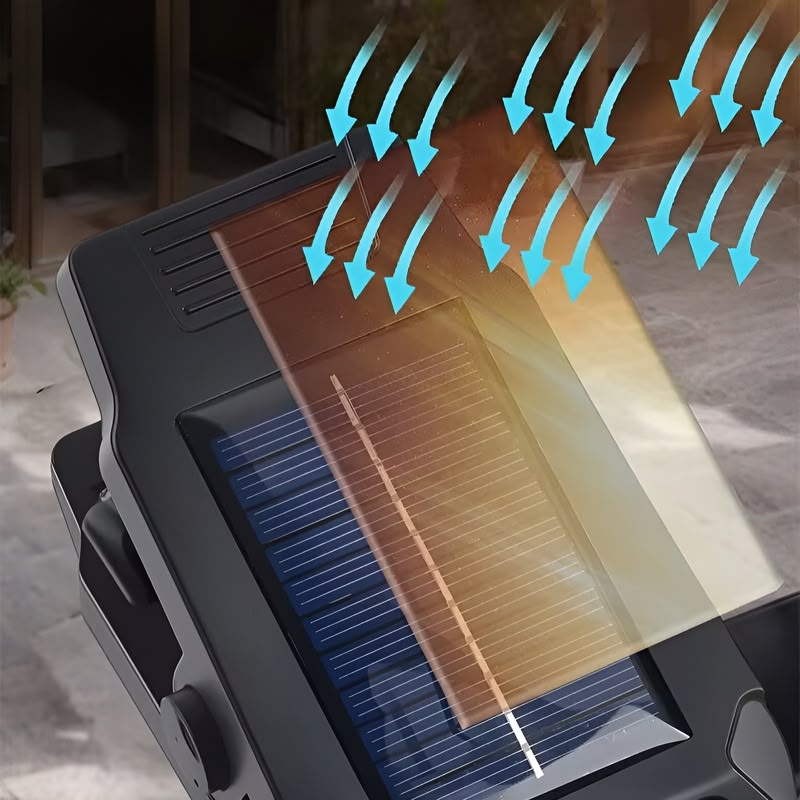 ☀️ Lámpara Solar con Clip y Sensor de Movimiento 💡