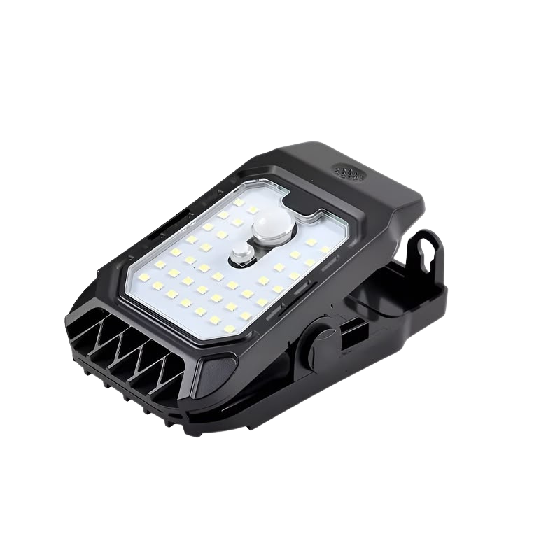 ☀️ Lámpara Solar con Clip y Sensor de Movimiento 💡