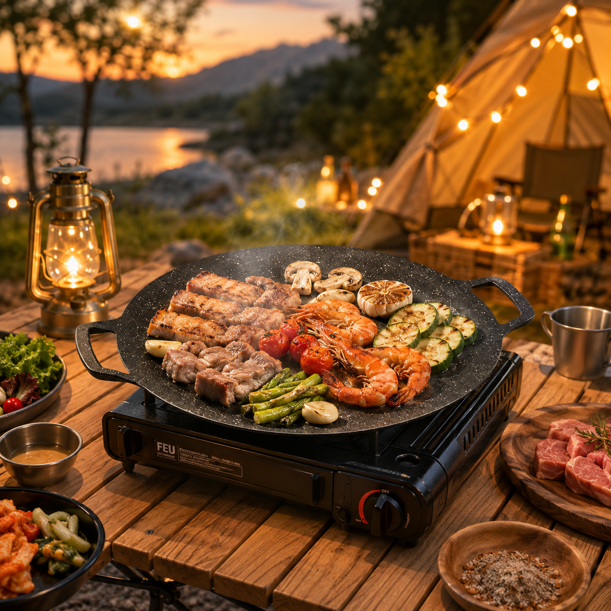 Plancha Coreana Asado de Disco