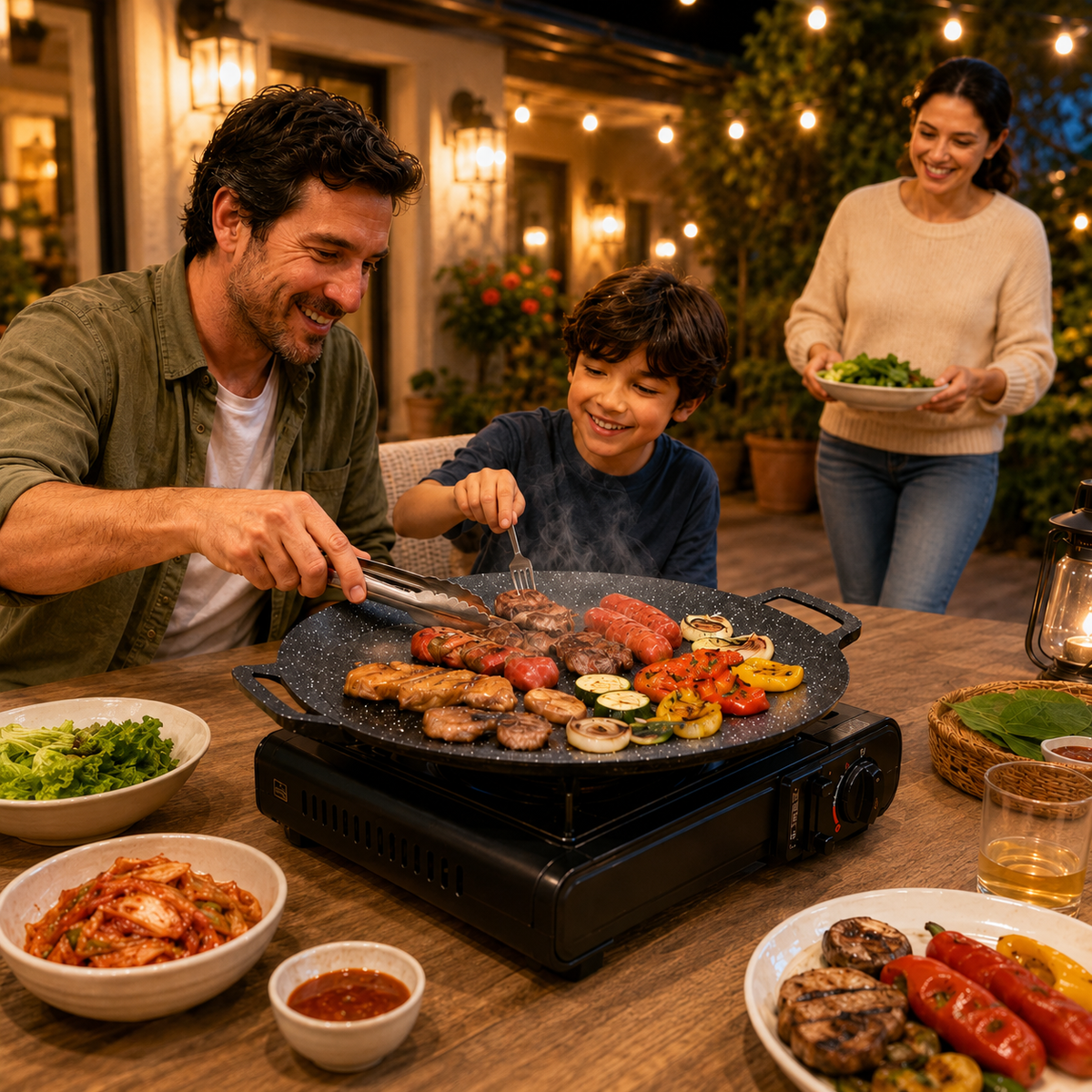 Plancha Coreana Asado de Disco