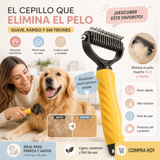 Cepillo Pelo para Mascota especial 2x1