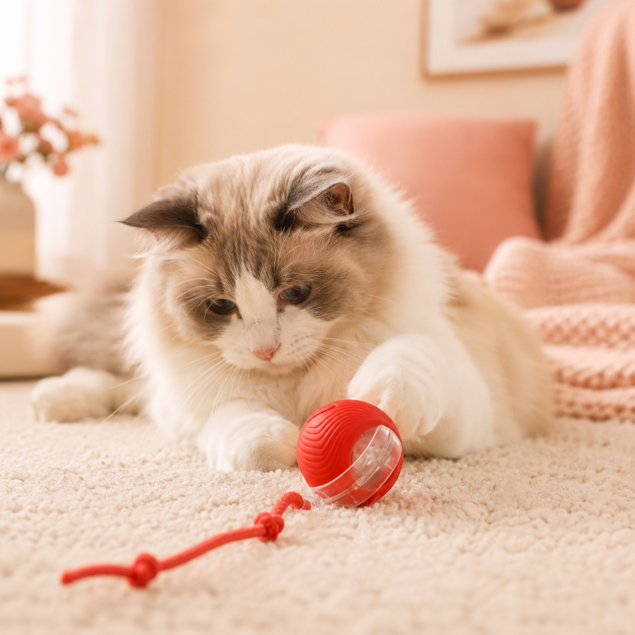 Pelota inteligente Mascota con cuerda