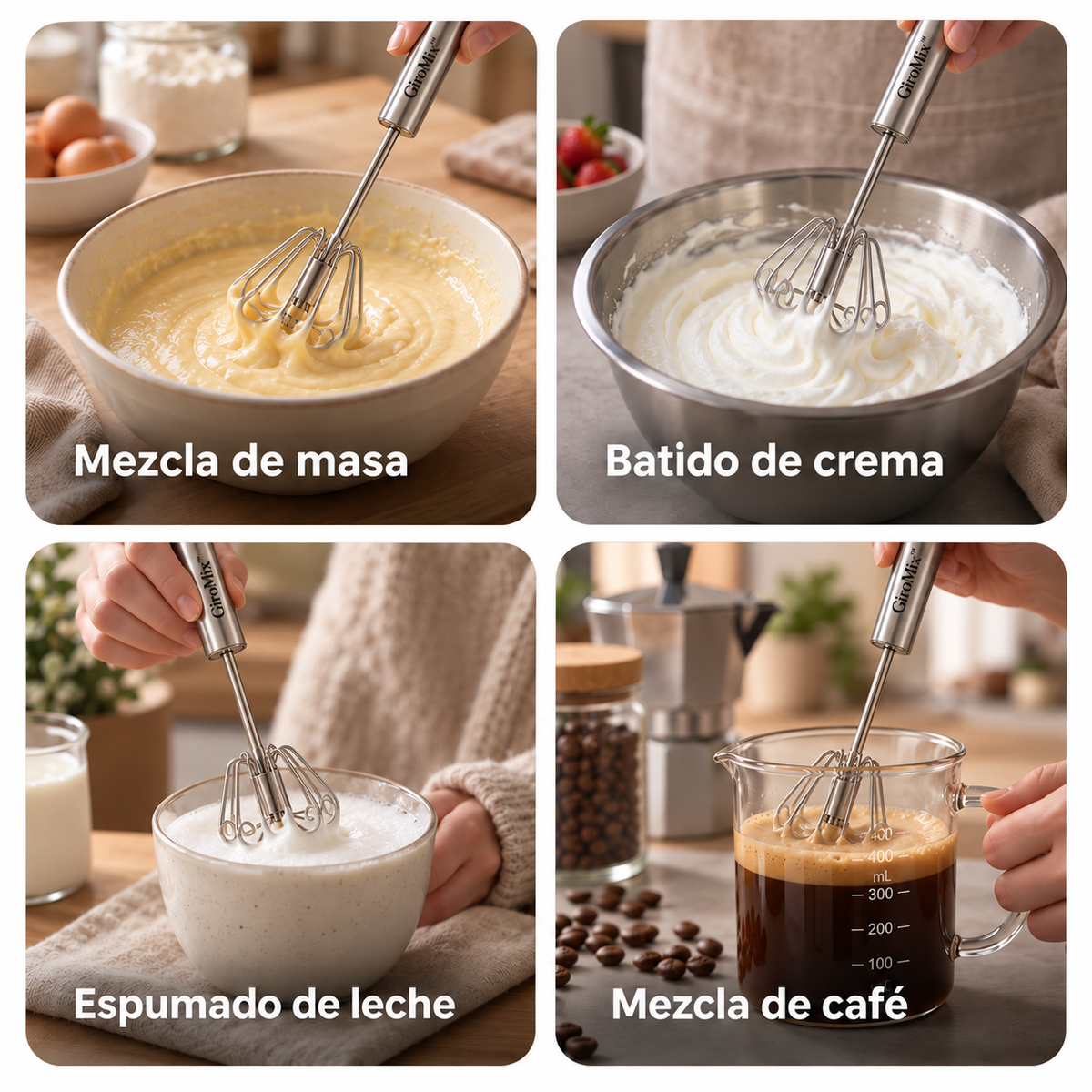 GiroMix™ ¡Haz tus mezclas más rápido y con menos esfuerzo! Oferta 2x1