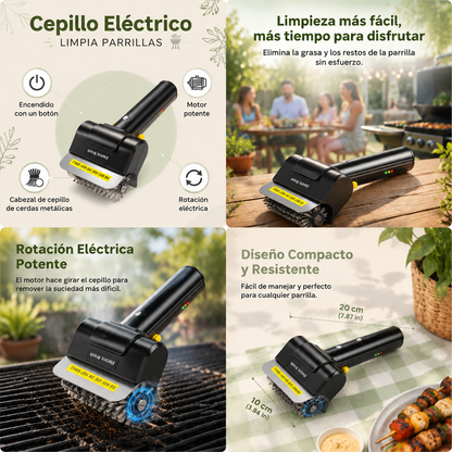 Kit Cepillo Limpia Parrilla