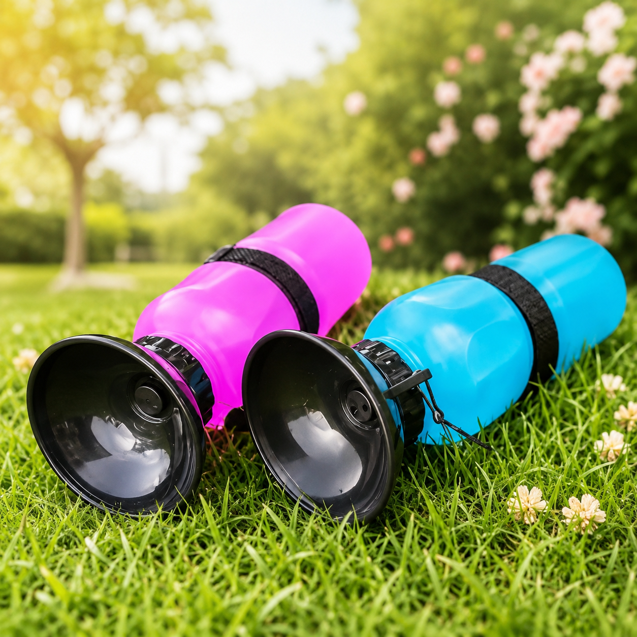 C - Botella de agua portátil para mascota