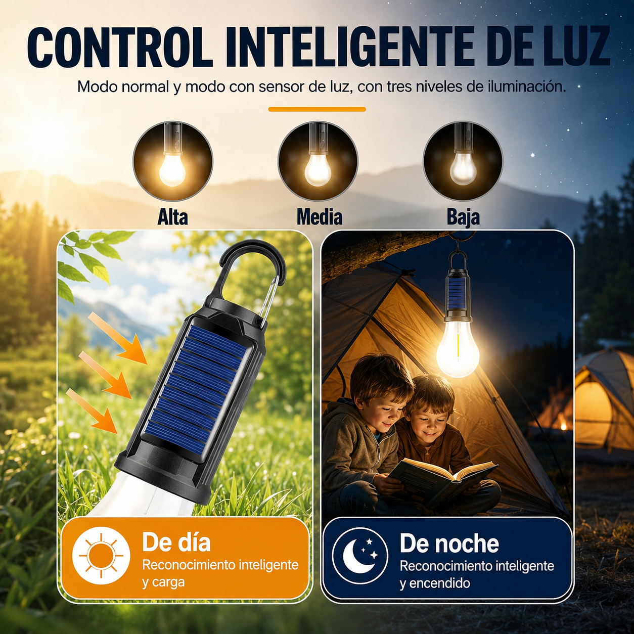 Ampolleta Solar De Camping X2
