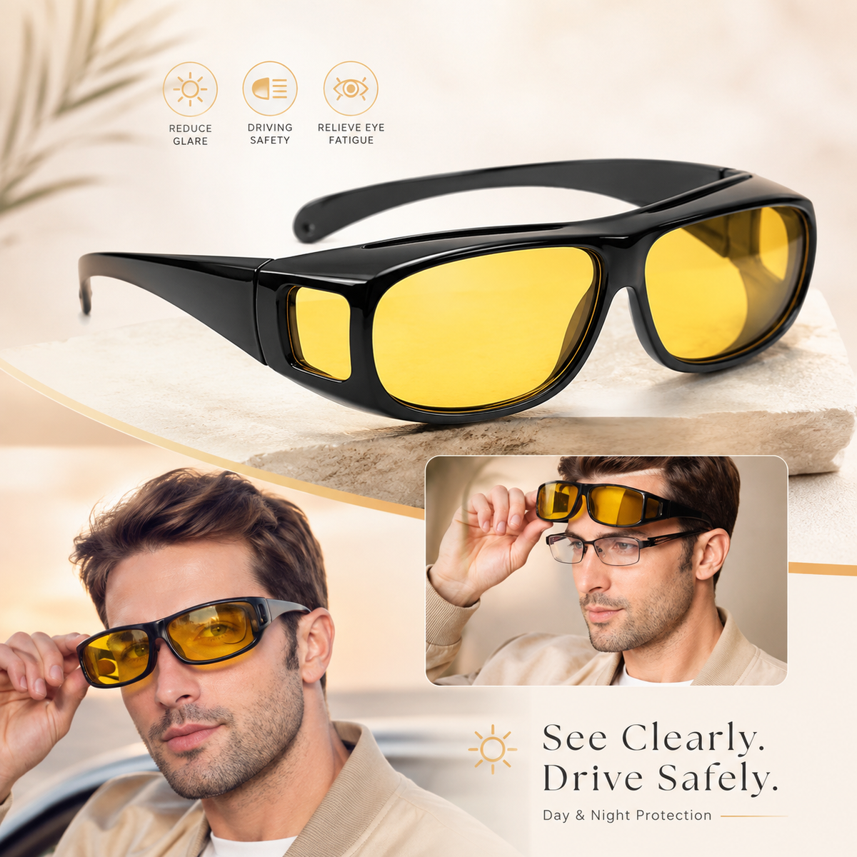 Gafas De Conducción 2x1 Día Y Noche