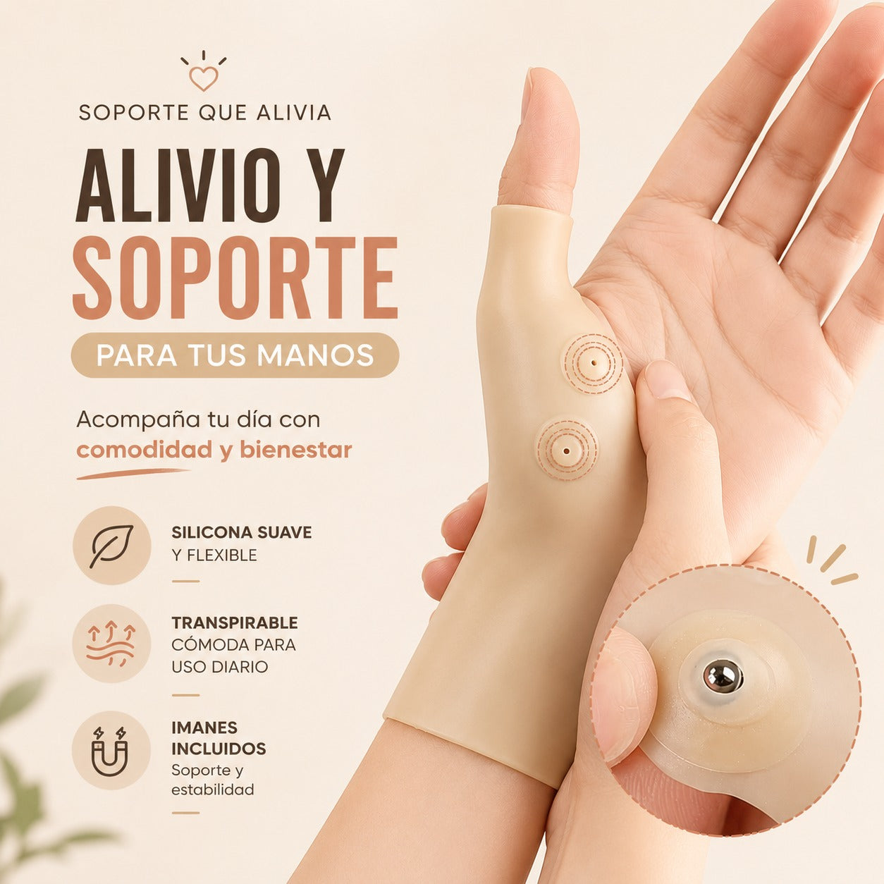 Muñequera Guante Magnético-Oferta especial 2x1